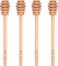 4PCS Wooden Honey Dipper Stirrers for Mixing, Drizzling, and Dispensing Honey